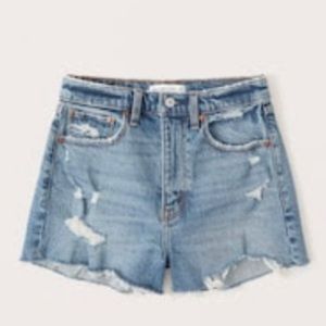 Abercrombie & Fitch High Rise Mom Shorts Size 36